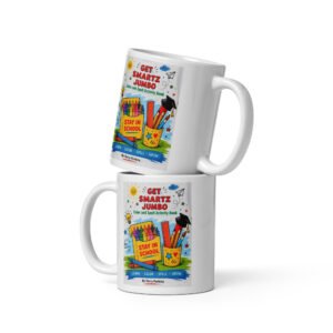 White glossy mug
